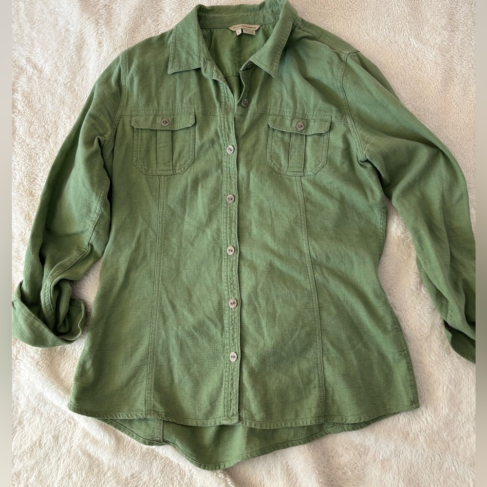 Royal Robbins Olive Green Shirt